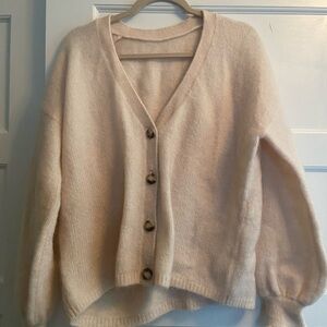 Sezane Cream Sweater
